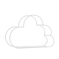 Cloud Shaped Wall Mounted Storage Shelf Organization Home Decor Floating Holders Organization Wall Rack