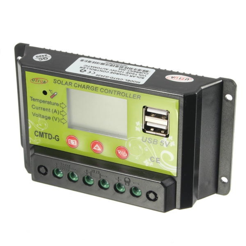 Buy Cmtd-G2420 20A 12V/24V Solar Charge Controller With Lcd Display ...