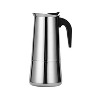 Coffee Induction Machine Moka Pot Coffee Espresso Italian Maker Stainless Steel Tools Portable Coffeeware Cafe Latte Stovetop