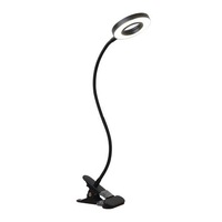 7W Led Usb Dimmable Clip On Work Reading Light Eye-Care Desk Table Lamp