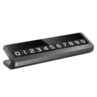 Temporary Parking Card Car Sticker (Grey)