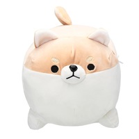 Cute Fat Shiba Inu Corgi Doll Pillow Dog Plush Stuffed Kawaii Brown