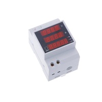 D52-2048 Digital Energy Meter Led Active Power Factor Multi-Functional Voltmeter Ac80-300V 0-100A