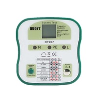 Digital Display Socket Tester Power Socket Rcd Test Detector Wall Sockets Circuit Breaker Finder Analysis Eu/Us/Uk