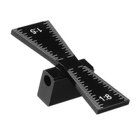 Dovetail Marker Scriber With Scale Dovetail Template Woodworking Joint Gauge Hole Locator