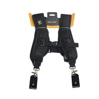 Dual Shoulder Camera Neck Strap Belt Quick Release For Digital Slr Dslr Camera Black
