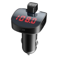 Dual Usb Charging Smart Bluetooth Fm Transmitter Mp3 Music Player Car Kit Support Hands-Free Call and Tf Card and U Disk