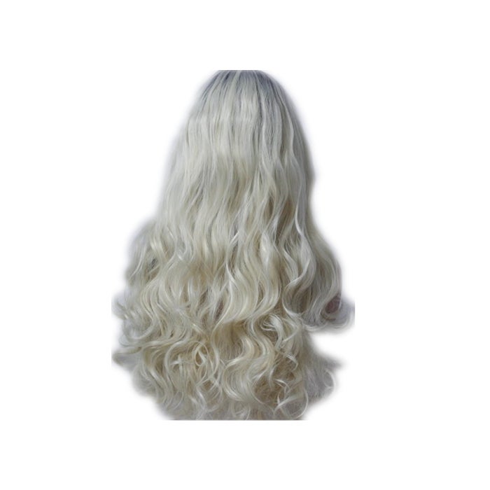 Dyed Fluffy Big Wave Roll Front Lace Wig