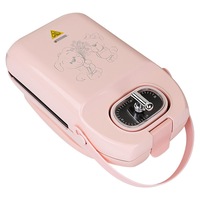 EL-3003A Electric Waffles Maker Iron Sandwich Maker Machine Bubble Egg Cake Oven Breakfast Waffle Machine 650W PINK COLOR