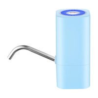 Electric Drinking Water Pump Usb Charging Fast Pumping Dispenser Automatic Bottled Blue