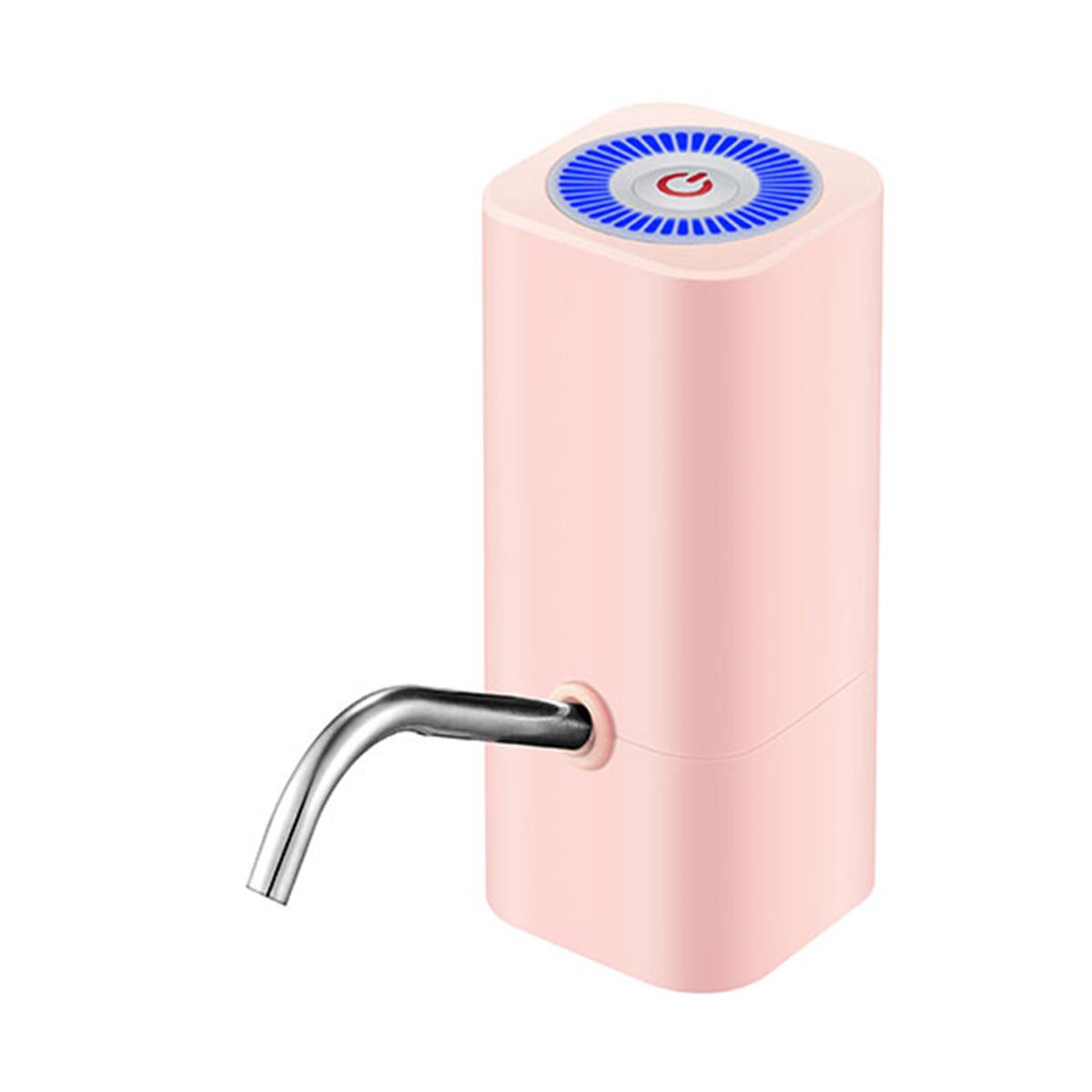 Electric Drinking Water Pump Usb Charging Fast Pumping Dispenser Automatic Bottled Pink