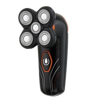 Electric Head Shaver Razor 5 Headed Rechargeable Waterproof Hair Clipper