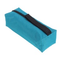 Electrician Oxford Canvas Waterproof Storage Tool Bag Utility Bag Repair Hand Toolkit Metal Screws Drill Plier Wrench Organizer Blue S Size