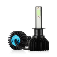 EV12 H1 DC9-32V / 14W / 1400LM IP67 Car LED Headlight Lamps (Ice Blue Light)