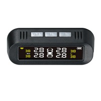 External Solar Voice Tire Pressure Monitoring System Usb Pressure Detector Monitor Built-In Sensor
