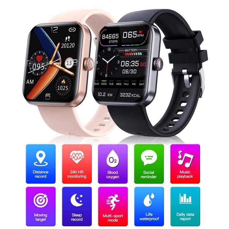 Buy F57l Digital Blood Glucose Watch Blood Sugar Monitor Smartwatch ...