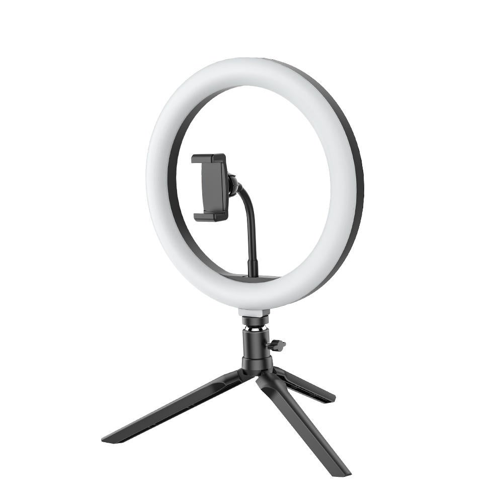 Flash LED Phone Holder Selfie Stick Removable Tripod Stand