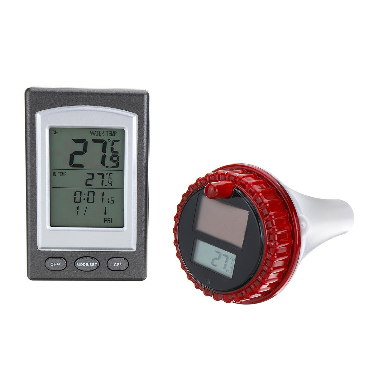 Float Solar Sensor Pool Thermometer Wireless Swimming Water Temperature Receiver