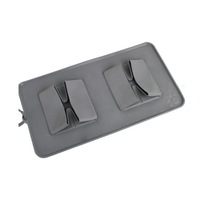 Foldable Pet Dogs Cat Water Food Feeder Double Outdoor Travel Pet Bowl Dish Silicone