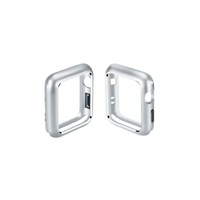 For Apple Watch Iwatch Series 4/3/2/1 Magnetic Metal Bumper Case 38 Mm Silver_38Mm