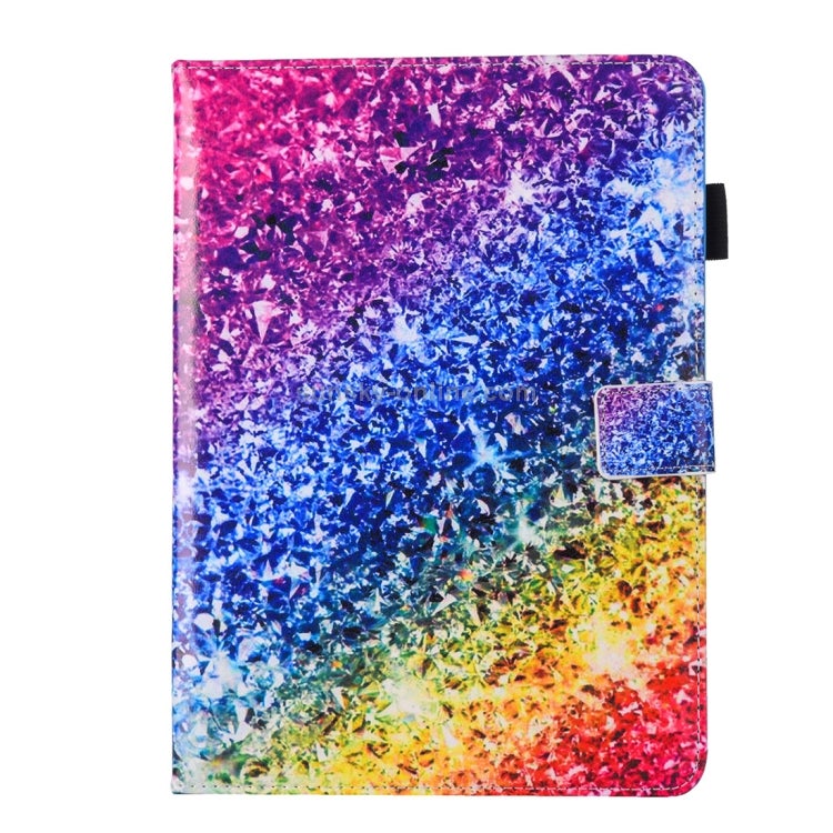 For Ipad Pro 10.5 Inchful Crystal Print Horizontal Flip Pu Leather Protective Case With Holder and Card Slots and Photo Frame