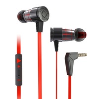 G25 3.5Mm Gaming Headset In-Ear Wired Magnetic Stereo With Mic(Red)