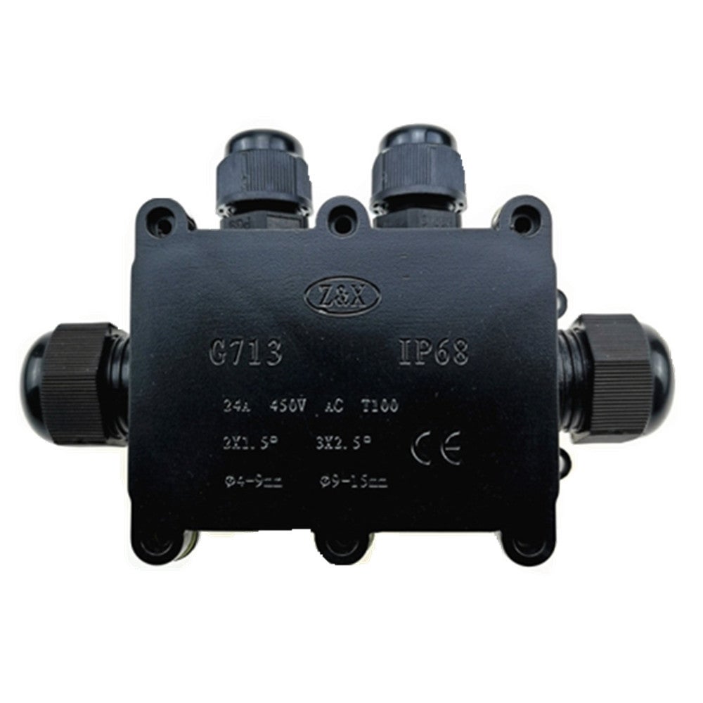 G713 Ip68 Waterproof Four-Way Junction Box For Protecting Circuit Board