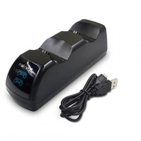Game Controller Charging Stand For Ps4 Wireless 2 Charge Position Black