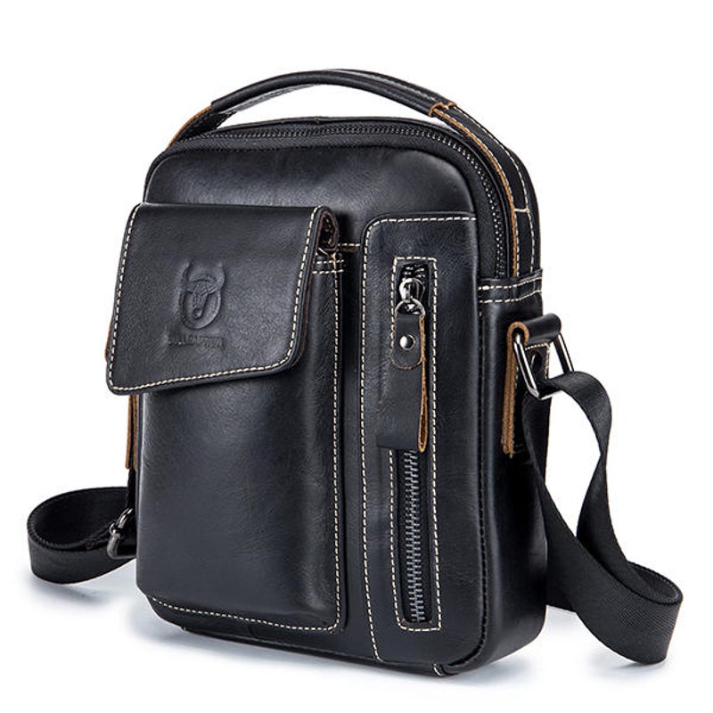 Buy Leather Business Vintage Crossbody Bag For Men - MyDeal