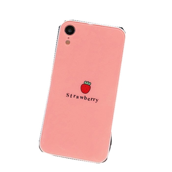 Glass Protective Case For Iphone 6 and 6S(Strawberry)