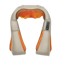 Global Vlotage 4 Buttons Upgraded Shiatsu Kneading Neck Back Waist Electric Massager Office Relax