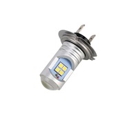 H7 7.5W 600LM 6000K Car Auto Fog Light 12LEDs SMD-3030 Lamps DC 12V-24V (White Light)