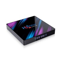 H96 MAX Smart TV BOX RK3318 Android 10.0 HD Web Player Black 4G+32GB