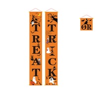 Halloween Porch Banner Outdoor Decorations For Home Hanging Pendant Ornament