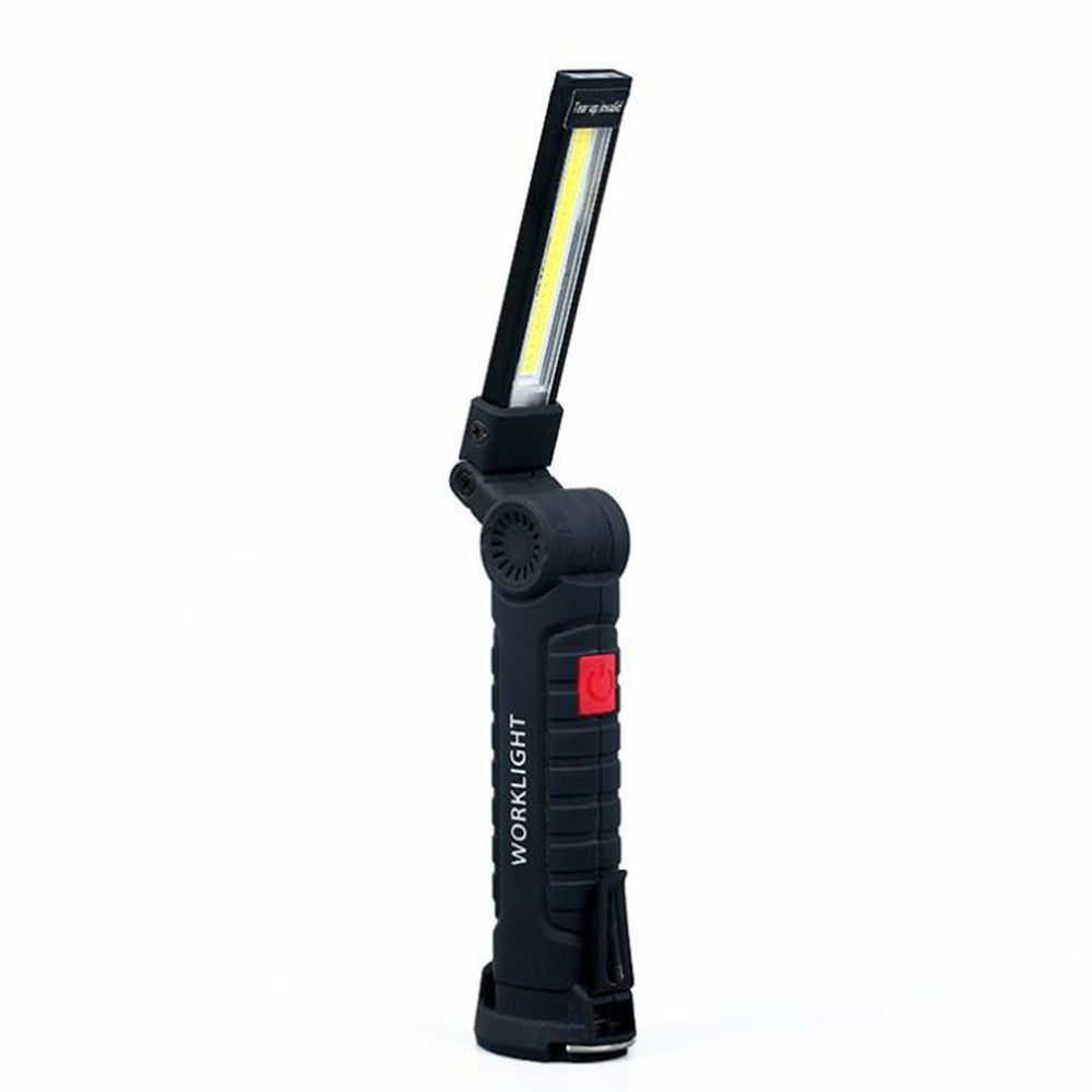 Handheld Movable Work Lights Usb Charging Multi-Functional And Folding Emergency Lights Body:Black Size:14.8 X 4.7Cm