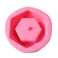 Handmade Silicone Flower Pot Mould 3D Geometric Concrete Succulent Planter Craft