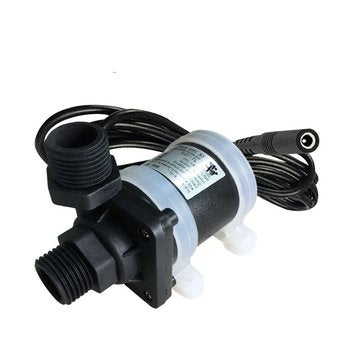 24V 4 Points Threaded Mouth Hot Water Pump For Circulating Brushless Mini Submersible Solar Energy