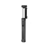 K10A 1.1M Bluetooth Fill-In Light Monopod Folding Extendable Handheld Pocket Holder Selfie Stick (Black)