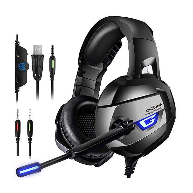 Buy K5 Stereo Gaming Headset For Ps4 Xbox One Pc Enhanced 7.1