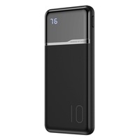 Kl-Yd01 10000Mah Led Digital Display Charging Power Bank(Black)