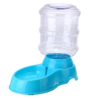 Large Automatic Pet Dog Cat Water Feeder Bowl Bottle Dispenser Plastic 3.5Liters