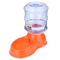 Large Automatic Pet Dog Cat Water Feeder Bowl Bottle Dispenser Plastic 3.5Liters