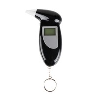 Lcd Digital Alcohol Tester Breathalyzer(Black)