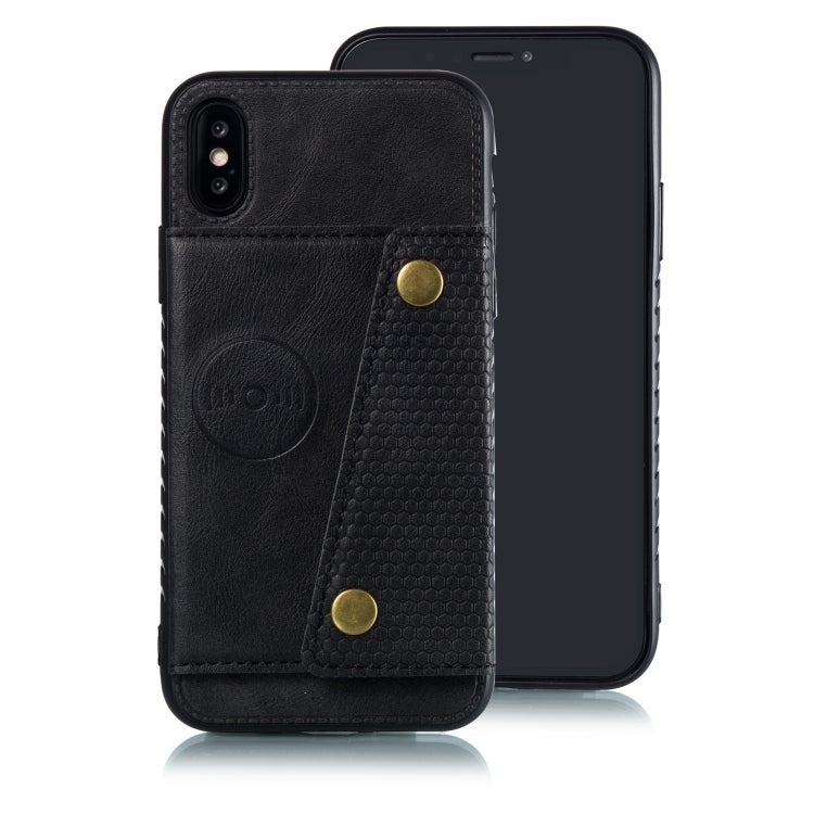 Leather Protective Case For Iphone X and Xs(Black)