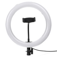 Led Ring Fill Light Studio Lamp Photographic For Video Live Beauty Makeup Mirror Led Streaming Usb + Hose Phone Clip + Ptz
