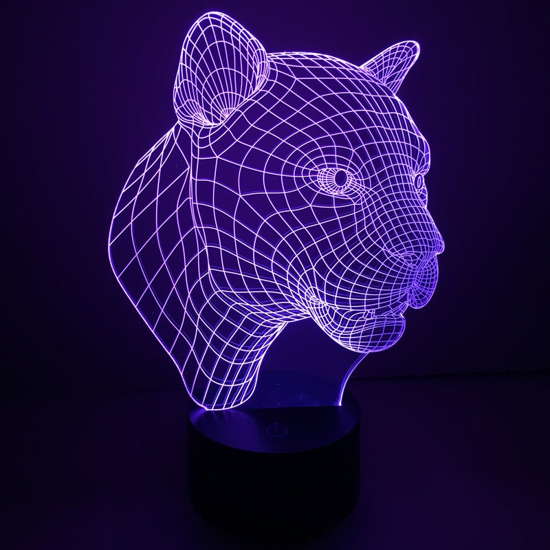 Leopard Style 3D Touch Switch Control LED Light
