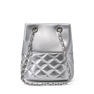 Lingge Chain Bucket Bag New Small One Shoulder Crossbody Bag for Women