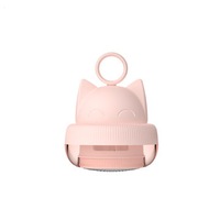 Lint Remover Electric Clothes Sweater Fabric Shaver Rechargeable Sweater Fabric Shaver Clothes Effectively Remove Fuzz Pink