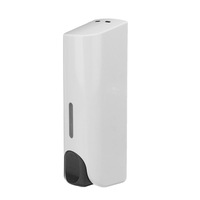 Liquid Soap Dispenser Wall Mount Bathroom Shower Shampoo Sanitizer Abs