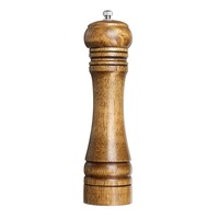 Manual Pepper Grinder Oak Wood Salt And Pepper Mill Multi-purpose Cruet Kitchen Tool